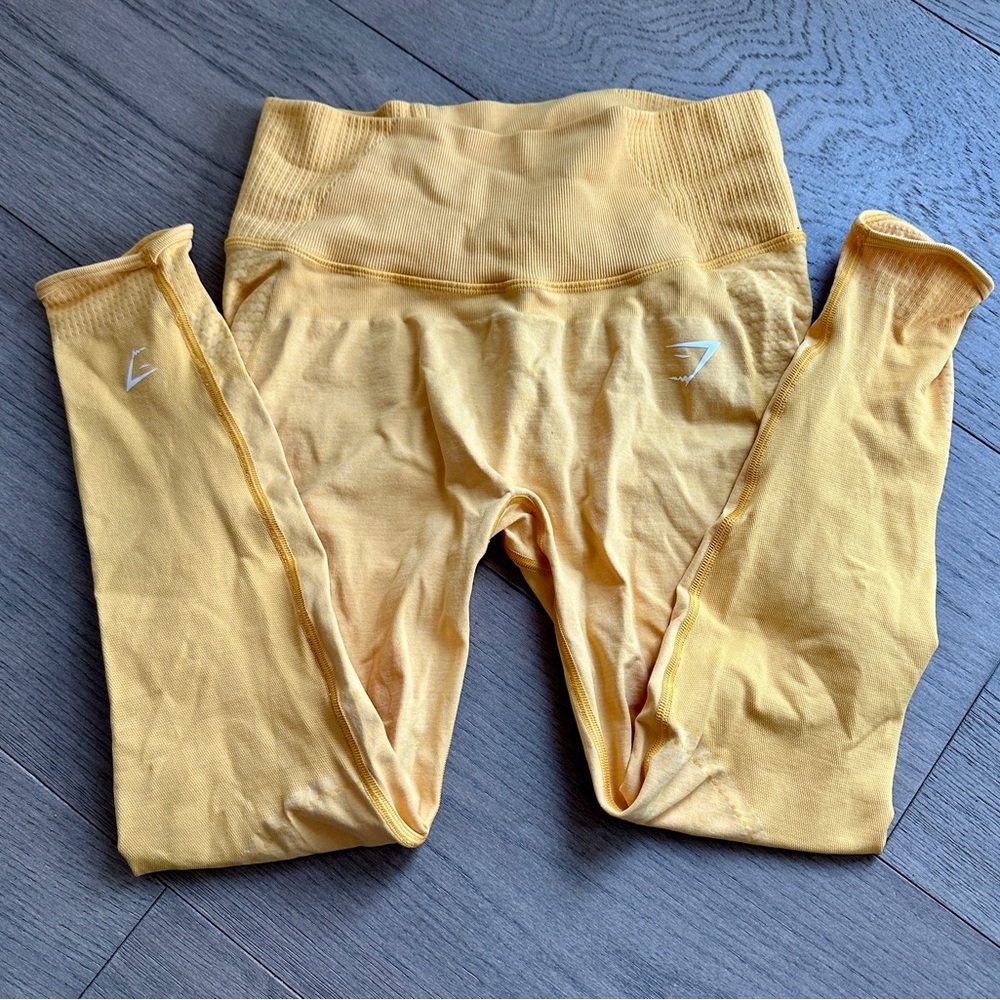 Womens GymShark Yellow Leggings